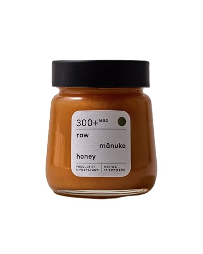 ACTIVIST Raw Manuka Honey 300+MGO | Product of New Zealand | Certified Non-GMO | BPA-Free Jar (10.2 oz) Packaging May Vary