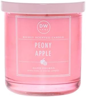 DW Home Single Wick Peony Apple Scented Candle