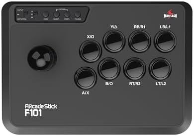 MAYFLASH Arcade Fighting Stick F101 for Switch/Switch 2, PC Windows, PS3, Android, NeoGeo mini, SEGA MEGA Drive mini, GENESIS mini