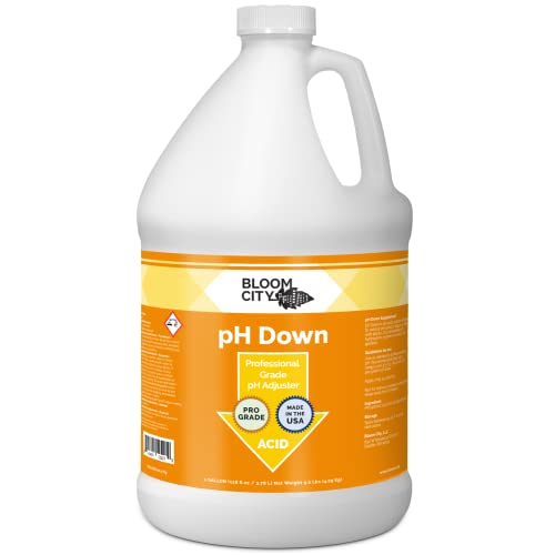 Bloom City pH Down – Liquid pH Adjuster, 32 oz | Supports Nutrient Uptake, For Soil or Hydro Grows, Compatible with all Nutrient Programs, Ideal for Indoor & Outdoor Gardens