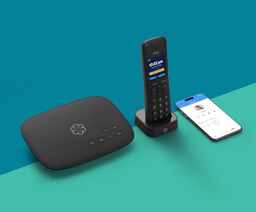 Ooma HD3 Handset Cordless with Caller-ID and HD Voice Quality. Exclusively for Ooma Telo VoIP Home Phone Service