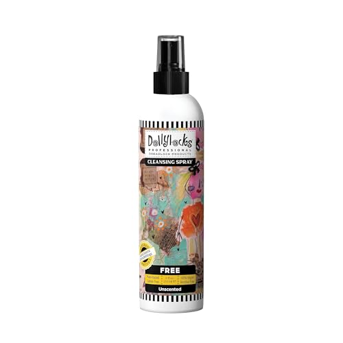 Dollylocks Cleansing Rinse-free Shampoo Spray | Removes Build-up + Moisturizes | Plant-Based Residue-free Vegan | Locs, Braids, Hair Extensions