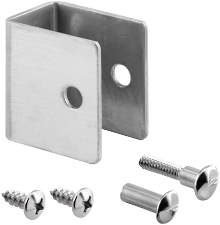 Sentry Supply 656-8196 U-bracket, For 3/4 In. Panels, Stainless Steel Construction, Satin Finish (Single Pack)