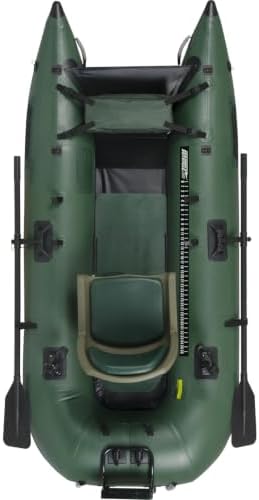 Sea Eagle 285 Frameless Inflatable 9’ Pontoon Fishing Boat - 1 Person- Lightweight, Portable-Perfect for Hunting & Fishing-Sets up in 5 Minutes