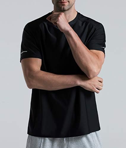 THE GYM PEOPLE Men's Cooling Running Shirts Ice Silk UPF 50+ Workout Tshirt