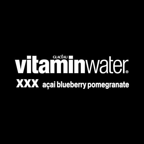 vitaminwater XXX Acai-Blueberry-Pomegranate, Flavored Water Beverage, 16.9 fl oz Bottles, 6 Pack