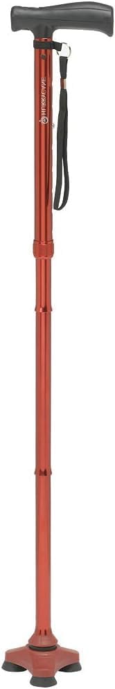 HurryCane Freedom Edition Foldable Walking Cane with T Handle