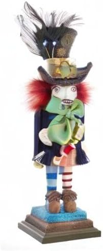 Kurt S. Adler, Inc. HA0381 Kurt Adler 18" Hollywood Mad Hatter Nutcracker, Multicolor, Standard