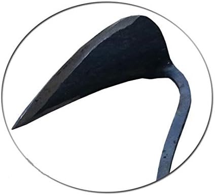 HANSHIN Premium Forged Gardening Hand Plow Hoe, Korean Daejanggan Style Ho-Mi(Weeding Sickle) for EZ Digger Tools, 1 Pack