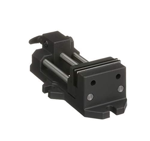 HHIP 3900-0183 Pro-Series High Grade Iron Quick Slide Drill Press Vise, 3" Width x 1.25" Depth Jaw, 3.5" Jaw Opening (Pack of 1), Silver