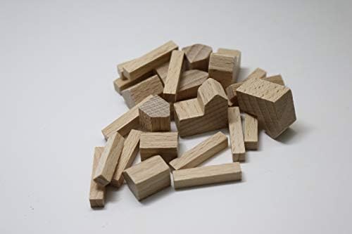 Bare Wood Replacement Pieces for Settlers of Catan