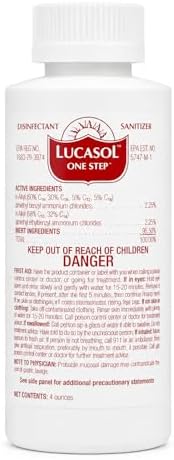 Lucasol One Step Hospital Grade Disinfectant Concentrate Surface Cleaner