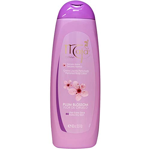 Maja Plum Blossom Body Lotion, Perfumed Body Lotion with Almond Oil and Vitamin E for Dry Skin, Keeping your Skin Hydrated