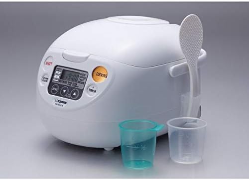 Zojirushi Micom Rice Cooker and Warmer (10-Cup/Cool White) | Fuzzy logic, LCD controls