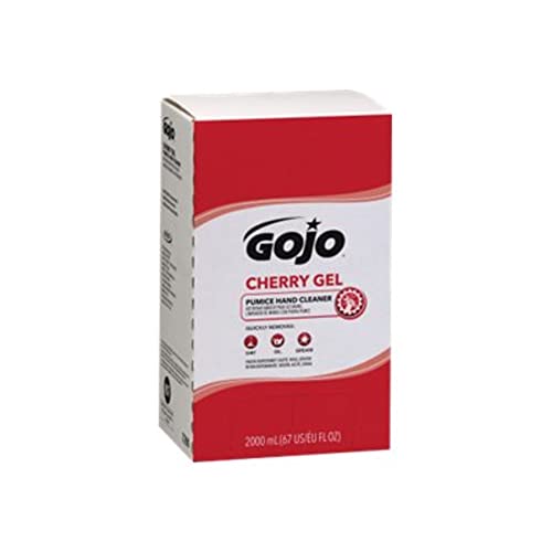 Gojo Cherry Gel Pumice Hand Cleaner, Pump Bottle, 1ct x 1 Gal - 2358-02
