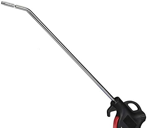 Pistol Grip Air Blow Gun with 10 Inch Extended Angled Safety Tip Nozzle Pneumatic Air Compressor Accessories Clean Up Tool Duster 90 Max PSI