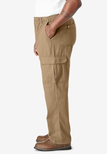 KingSize Knockarounds Full-Elastic Waist Cargo Pants