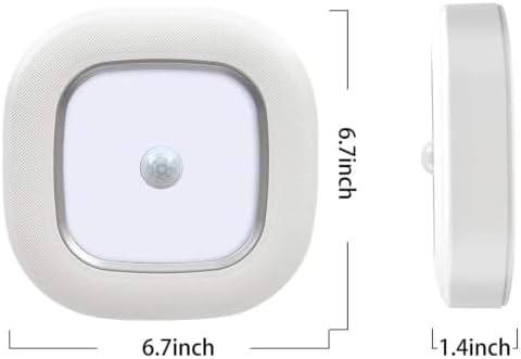 Motion Sensor LED Ceiling Light Battery Operated, Wireless 300LM Indoor