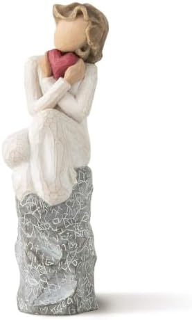 Willow Tree Happiness, Sculpted Hand-Painted Figure | Cast from a Susan Lordi Original Carving, Meaningful Keepsake Gift for Loved Ones, Display on Shelf, Table or Mantel