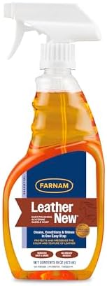 Farnam Leather New Easy-Polishing Glycerine Saddle & Leather Cleaner, 16 oz