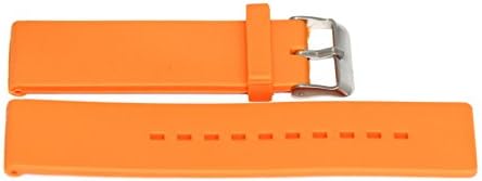26MM Orange Rubber Adventure Sport Diver Waterproof Watch Band Strap FIT Invicta