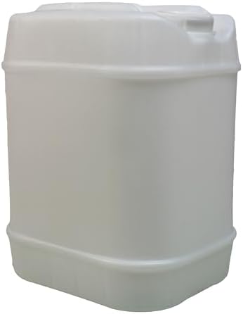 | 19L / 5Gallon White Jerrican | White Jerrican Jug | Food Grade Quality | BPA Free | Perfect Container to Ship Chemicals & Liquids | Easy Stacking