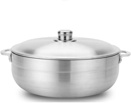 Alpine Cuisine 13-Quart Nonstick Aluminum Caldero Pot | Heavy-Duty Dutch Oven for Large Family Meals, Stews & Rice