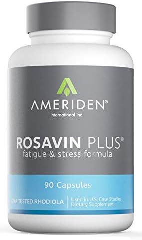 Rosavin Plus® with Electrolytes- Siberian Rhodiola rosea 90 V-capsules 150mg by AMERIDEN INTERNATIONAL, INC