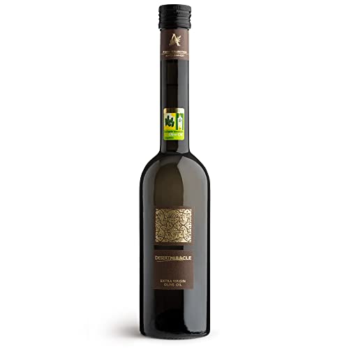 Desert Miracle Organic Extra Virgin Olive Oil, High Polyphenol, 17 fl oz | Gourmet Moroccan EVOO, First Cold Pressed Olive Oil Extra Virgin, Polyphenol-Rich, Flavor Trusted By Award-Winning Chefs