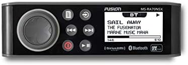 Fusion MS-RA70NSX Marine Entertainment System with Three Wireless Remotes for Three Zones - Black