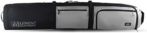 Element Equipment Wheeled Padded Ski Bag Ultimate Double - Premium High End Double Roller Travel Bag