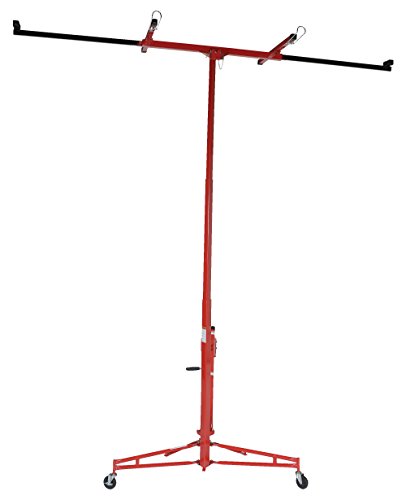 Vestil DPH-X-11 Steel Deluxe Drywall and Panel Hoist 49 in. x 121 in. x 137 in. 150 Lb. Capacity Red