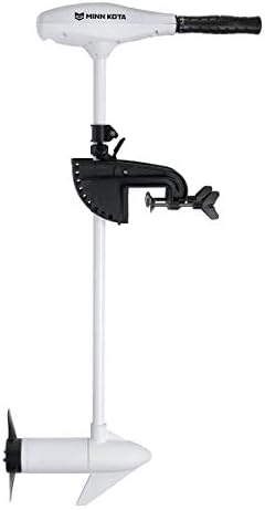 Minn Kota Riptide Transom-Mount Electric Trolling Motor with Telescoping Tiller, Digital Maximizer – 55 Lb. Thrust, 42 in. Shaft, Saltwater