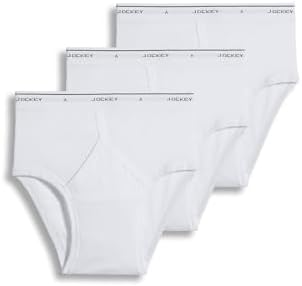 Jockey Classic Low Rise Brief- 3 Pack - 100% Cotton Underwear for Men