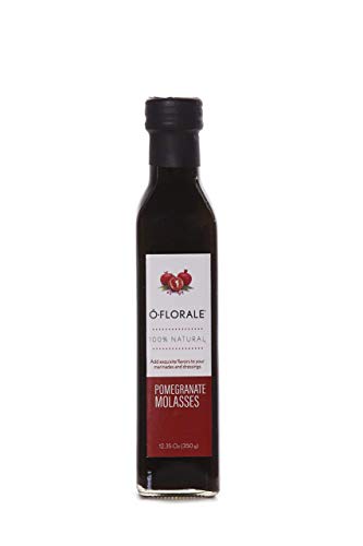 OFLORALE Pomegranate Molasses, 12.35 oz, 100% Natural, No Added Sugar, for Glazing, Dressings and Marinades
