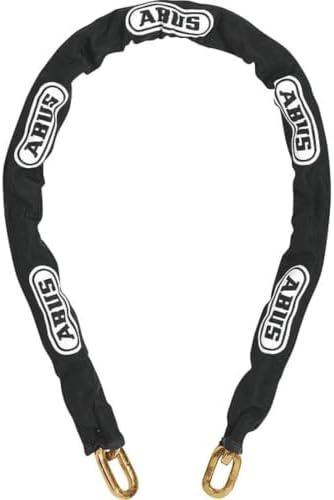 ABUS Hardened Steel 8KS 6 Foot x 5/16" Thick Square Security Chain | for Bikes, Containers, Trailers, ATV's, Motorcycles and Personal/Industrial Property