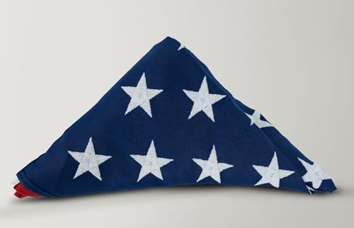 ALLIED FLAG American Flag 5x8 FT Embroidered Nylon US Flag, Vibrant and Durable For Outside - Made in USA