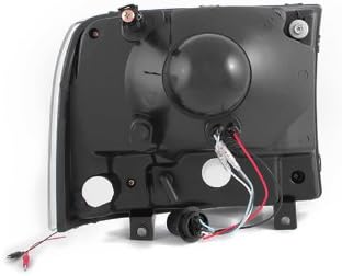 ANZO USA 111106 Ford Black Amber Headlight Assembly - (Sold in Pairs)
