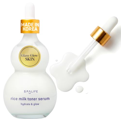 SpaLife Beauty Pearl Hyaluronic Acid Serum & 24k Gold Anti Aging Serum | AM/PM Facial Routine Duo | Deep Collagen Hydrating Treatment | Firming