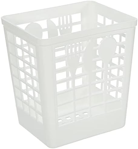 Kimmel Medium White Plastic Cutlery Drainer