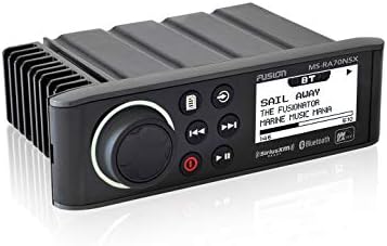 Fusion MS-RA70NSX Marine Entertainment System with Three Wireless Remotes for Three Zones - Black