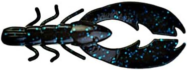 Berkley PowerBait Chigger Craw , Black Blue Fleck, 4" (9 Count)