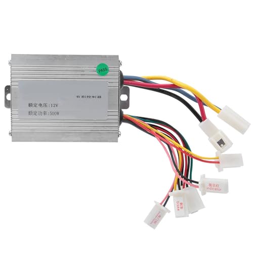 DC Motor Speed Controller,12V 500W Brush Motor Speed Controller for e-Bike Electro-Tricycle Scooter and Other Electric Vehicles