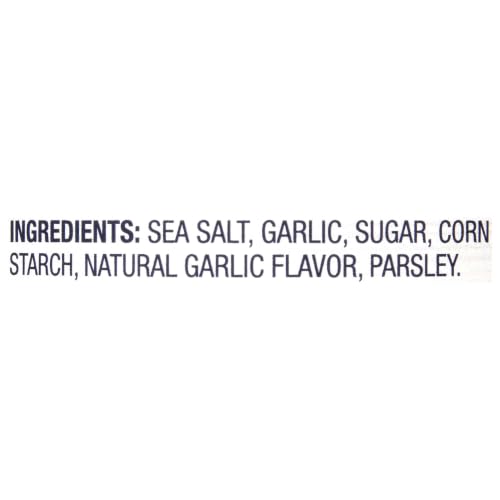 Morton Garlic Sea Salt, Seasoning Blend, 8.5 oz, 1 Pack | with ground garlic and parsley, no MSG, multi-pack shaker for spice rack, grilling seasoning