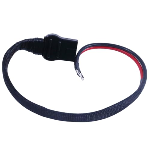 JZGRDN 2Pin Battery Cable Harness Plow Side 21294 8245 with Plug Cover | Compatible with Western Fisher Snow Plows