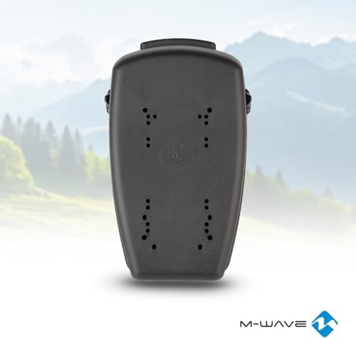 M-Wave Unisex's Amsterdam Bicycle Top Case-Black, Large | bike-panniers-and-rack-trunks