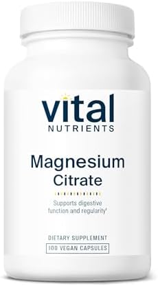 Vital Nutrients Magnesium Citrate 150mg - Promotes Relaxation - Supports Sleep, Bone, Heart, Muscle, Kidney, & Nerve Health* - Vegan Supplement - Gluten, Dairy, Soy Free - 100 Capsules
