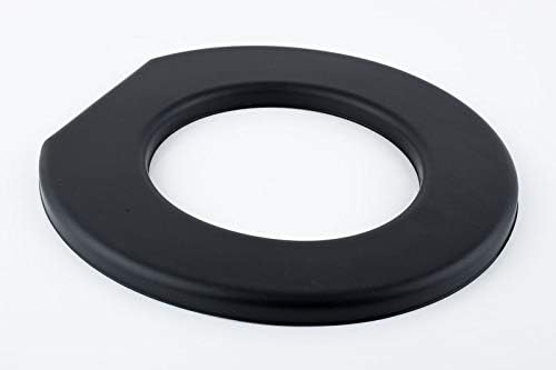 Portable Toilet Commode with Flexible Foam Toilet Seat and Tight Seal Screw-on Gamma Lid (Holds 5 Gallons of Liquid or Solid Waste)