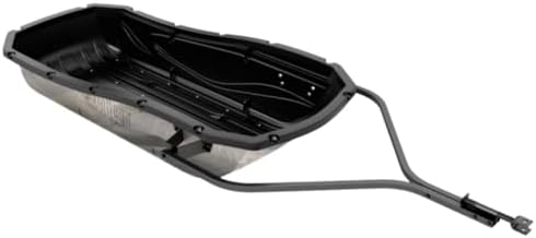 Pelican Trek Sport 68 - Utility Sled Comes with Set of Runners, Tow Hitch and Travel Cover - Carry Up to 500 lb - Granite/Black