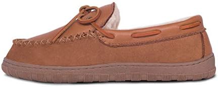 Cloud Nine Rainier Men's Sheepskin Moccasins with Elk Hide | Elk hide upper, genuine sheepskin lining, removable insole, durable TPR sole, indoor/outdoor comfort